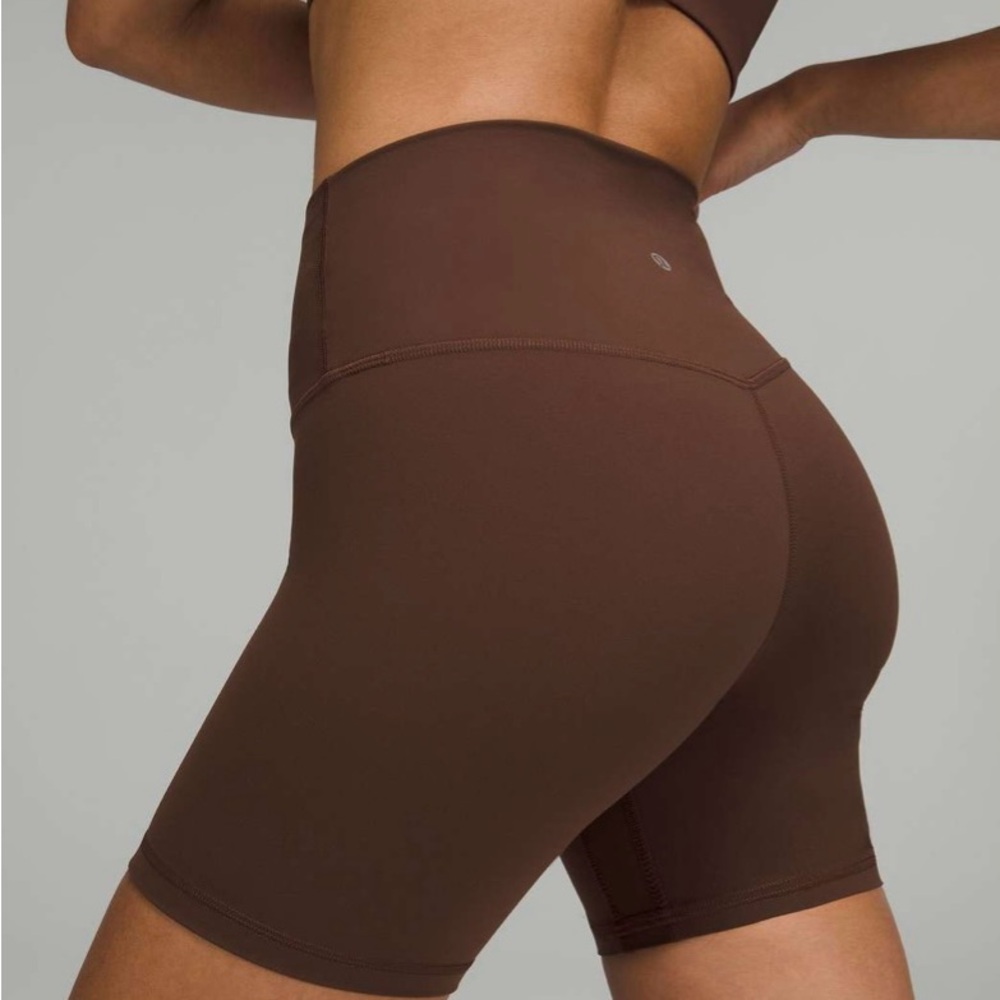 lululemon athletica Brown Bike Shorts